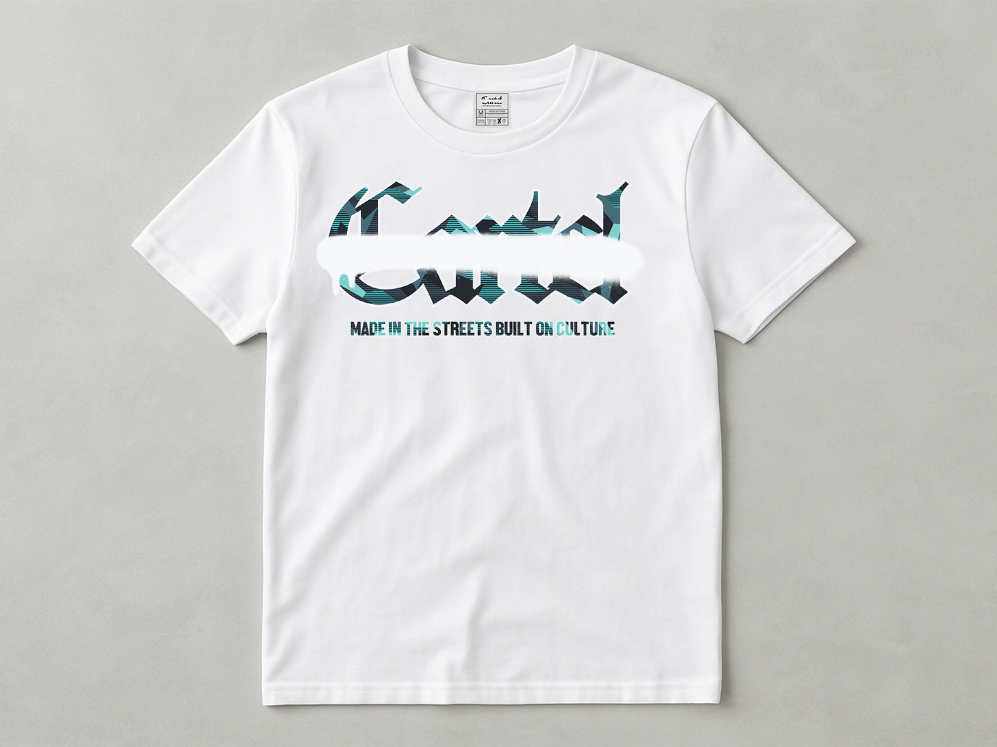 Cartel Green Glitch Camo Tee