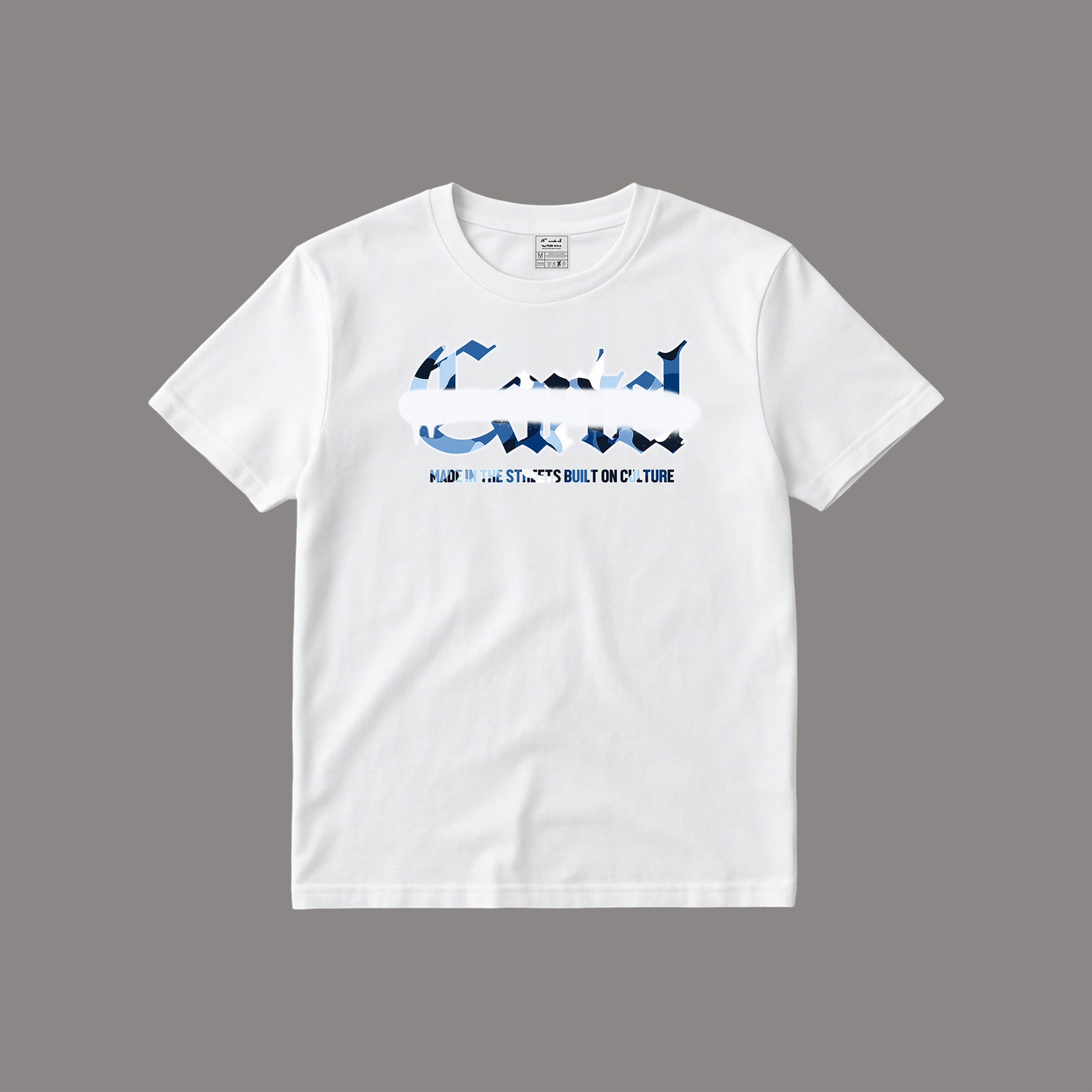 Cartel Blue Camo Tee