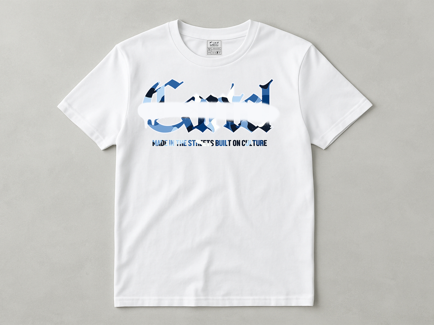 Cartel Blue Camo Tee