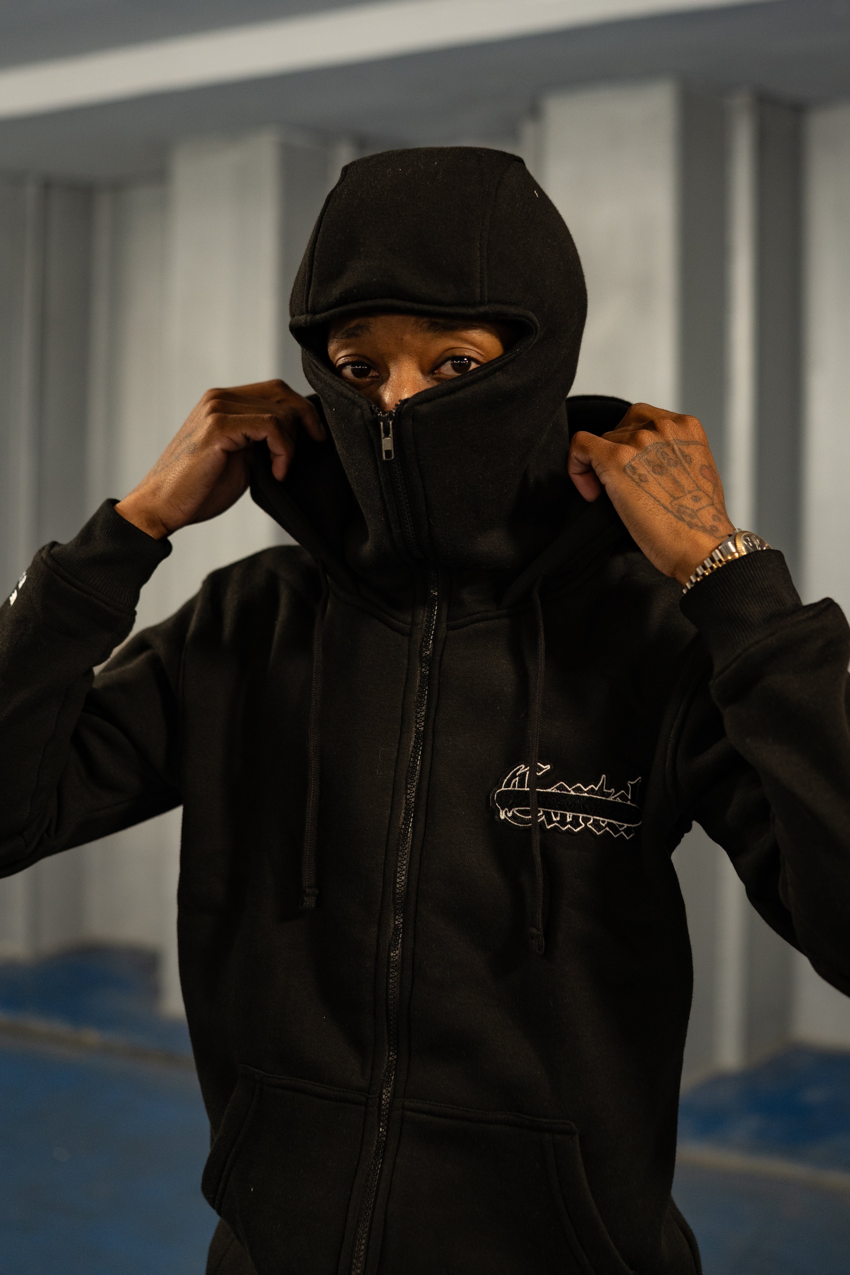 CARTEL SKI MASK TRACKSUIT DOUBLE HOOD – Cartel Clothing