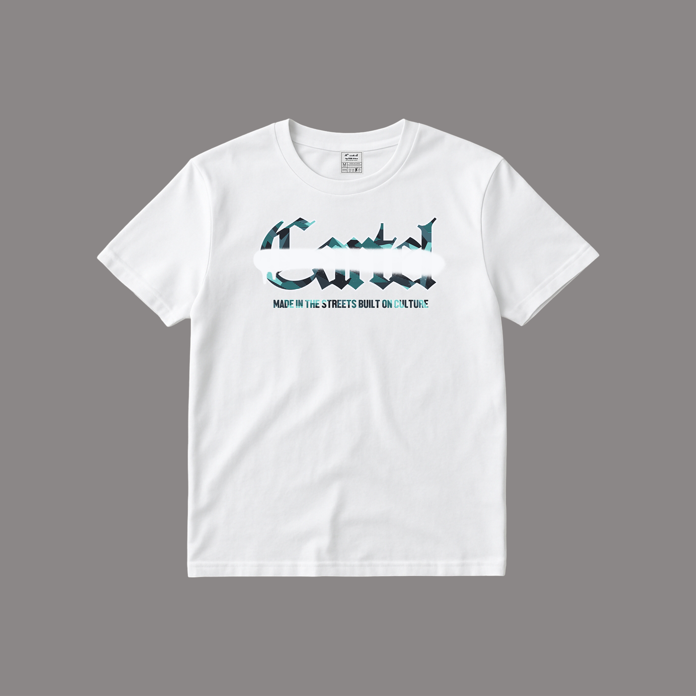 Cartel Green  Glitch Camo Tee