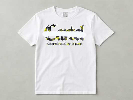 Cartel Yellow  Glitch Camo Tee