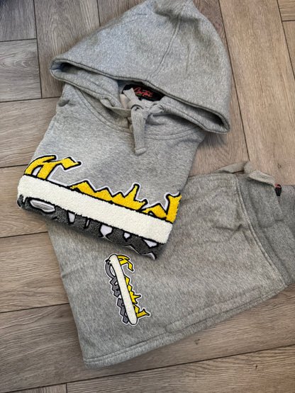 Grey Yellow Storm Sprayway Tracksuit