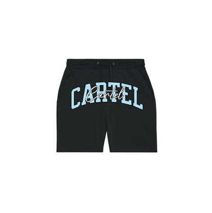 CARTEL SIGNATURE SHORT SET WHITE/BLUE