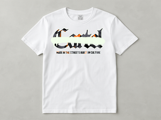 Cartel Orange  Glitch Camo Tee