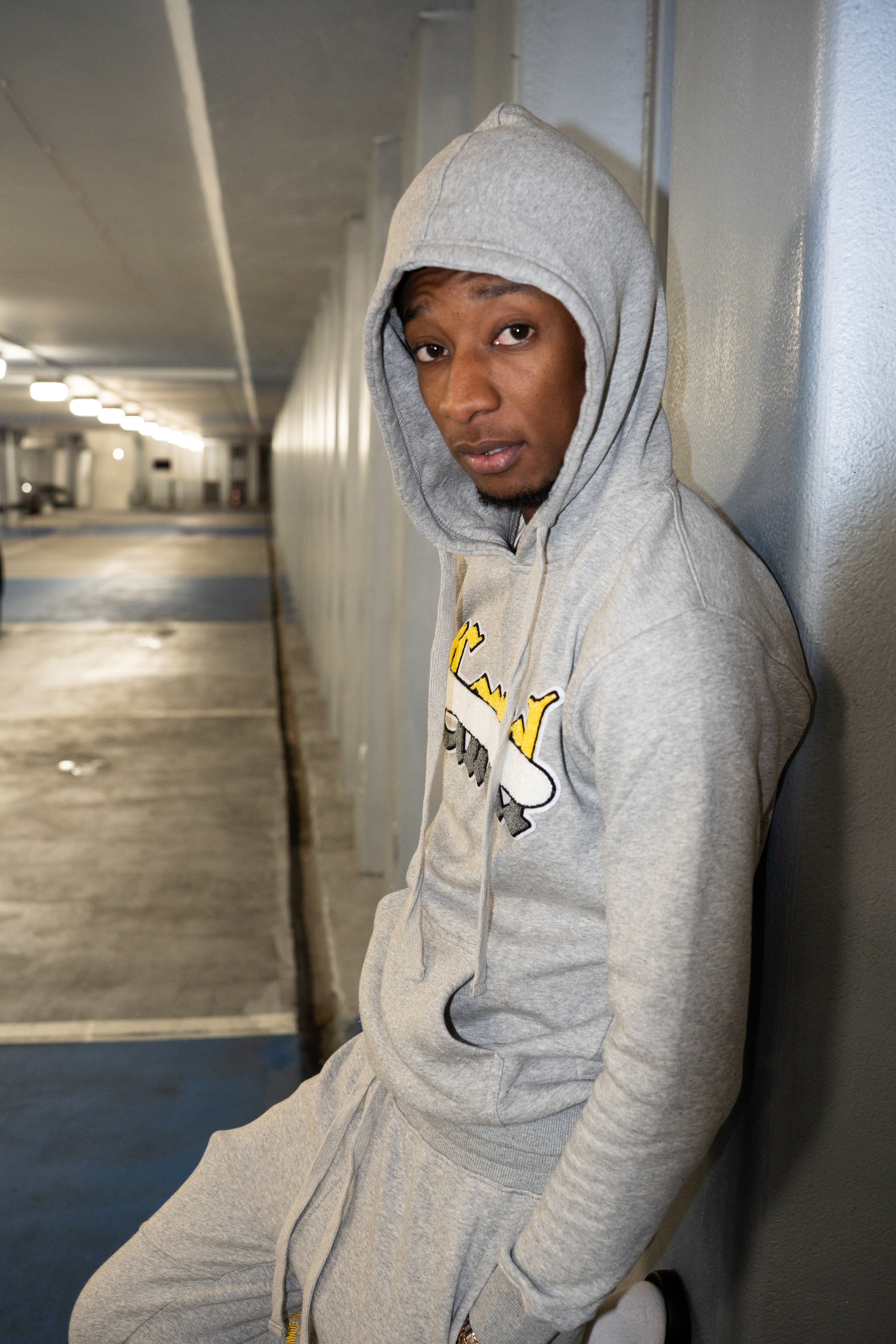 Grey Yellow Storm Sprayway Tracksuit