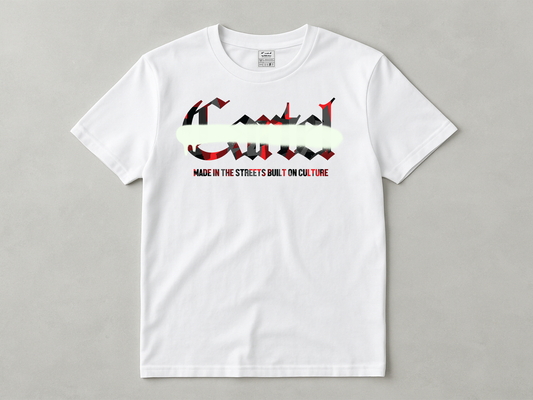 Cartel Red  Glitch Camo Tee