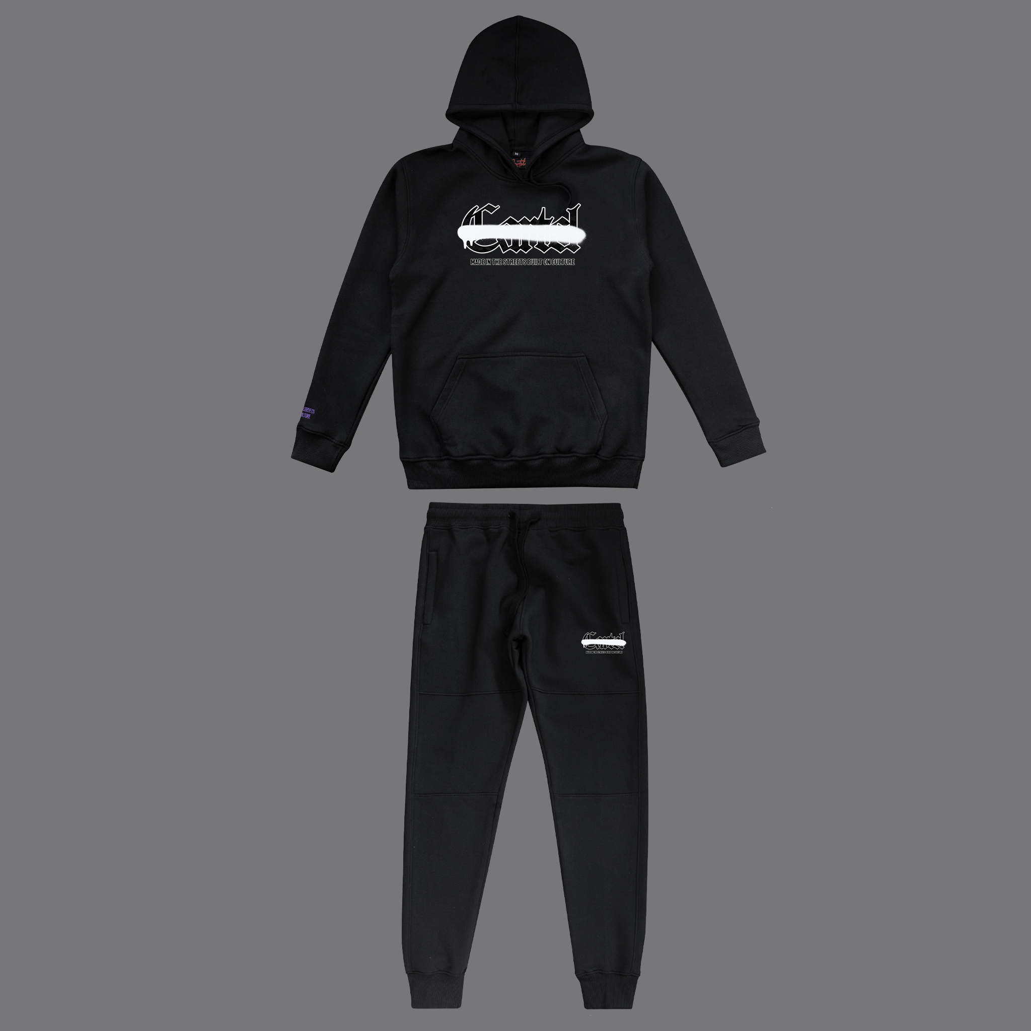 Cartel Black Camo Sprayway Tracksuit