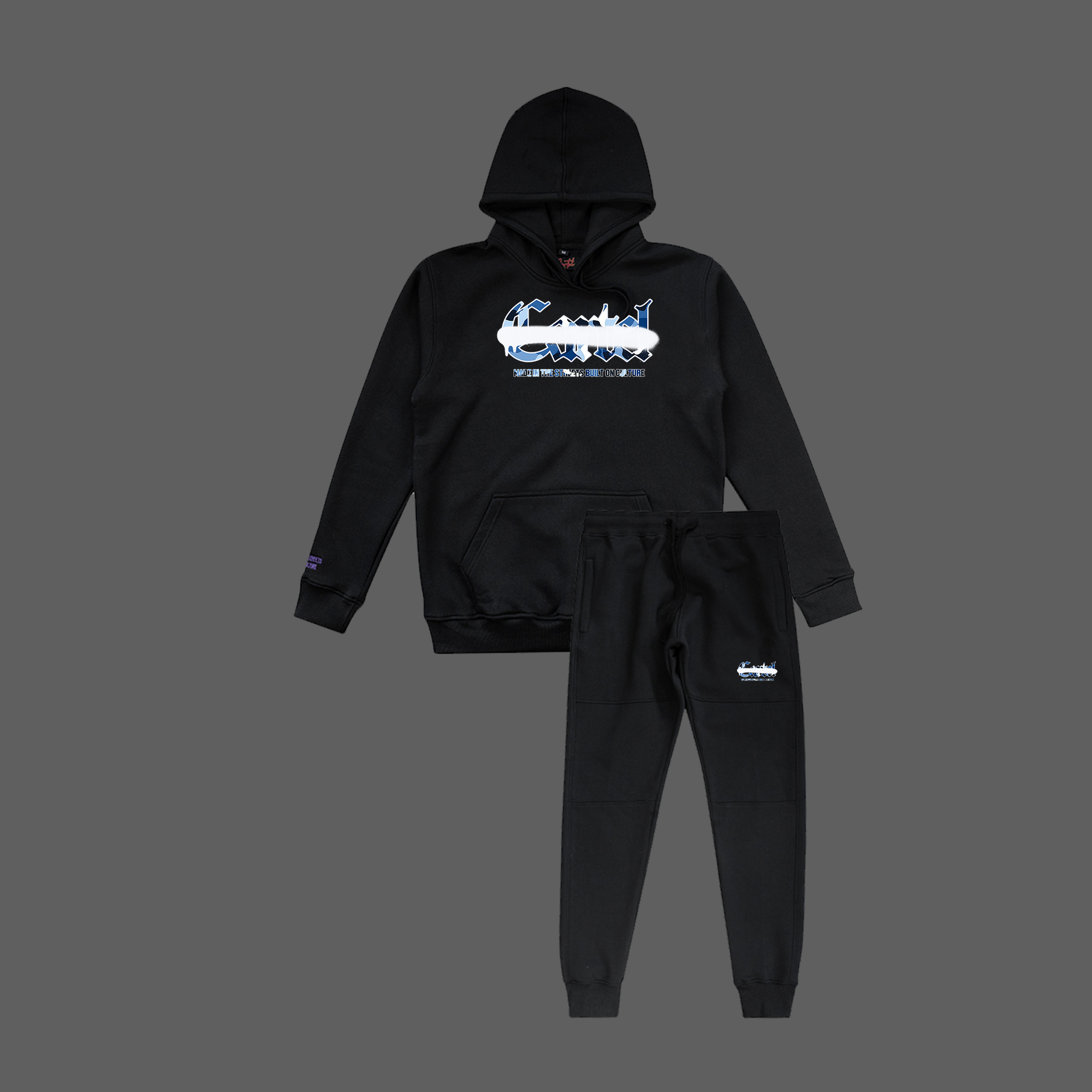Cartel Blue Camo Sprayway Tracksuit