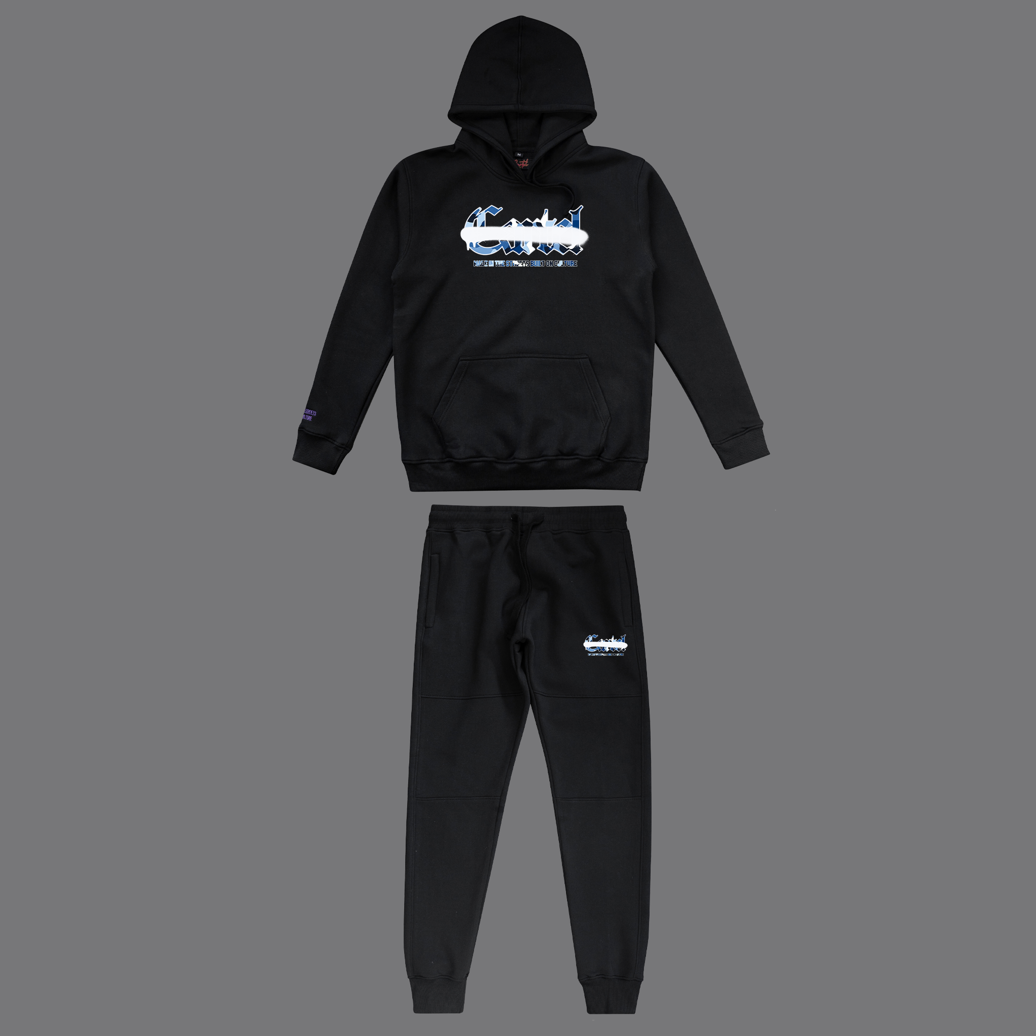 Cartel Blue Camo Sprayway Tracksuit