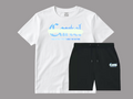 Cartel Blue 2 Tone  Sprayway Short Set
