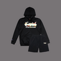 Cartel Multi Camo Sprayway Short Set Hood