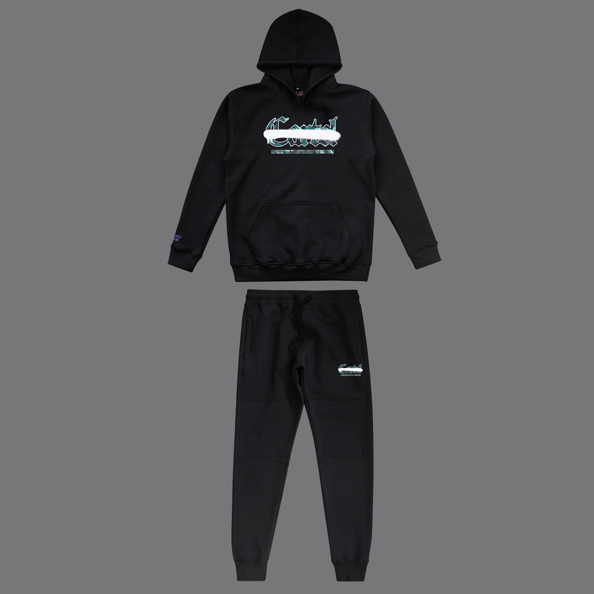 Cartel Green Glitch Sprayway Tracksuit