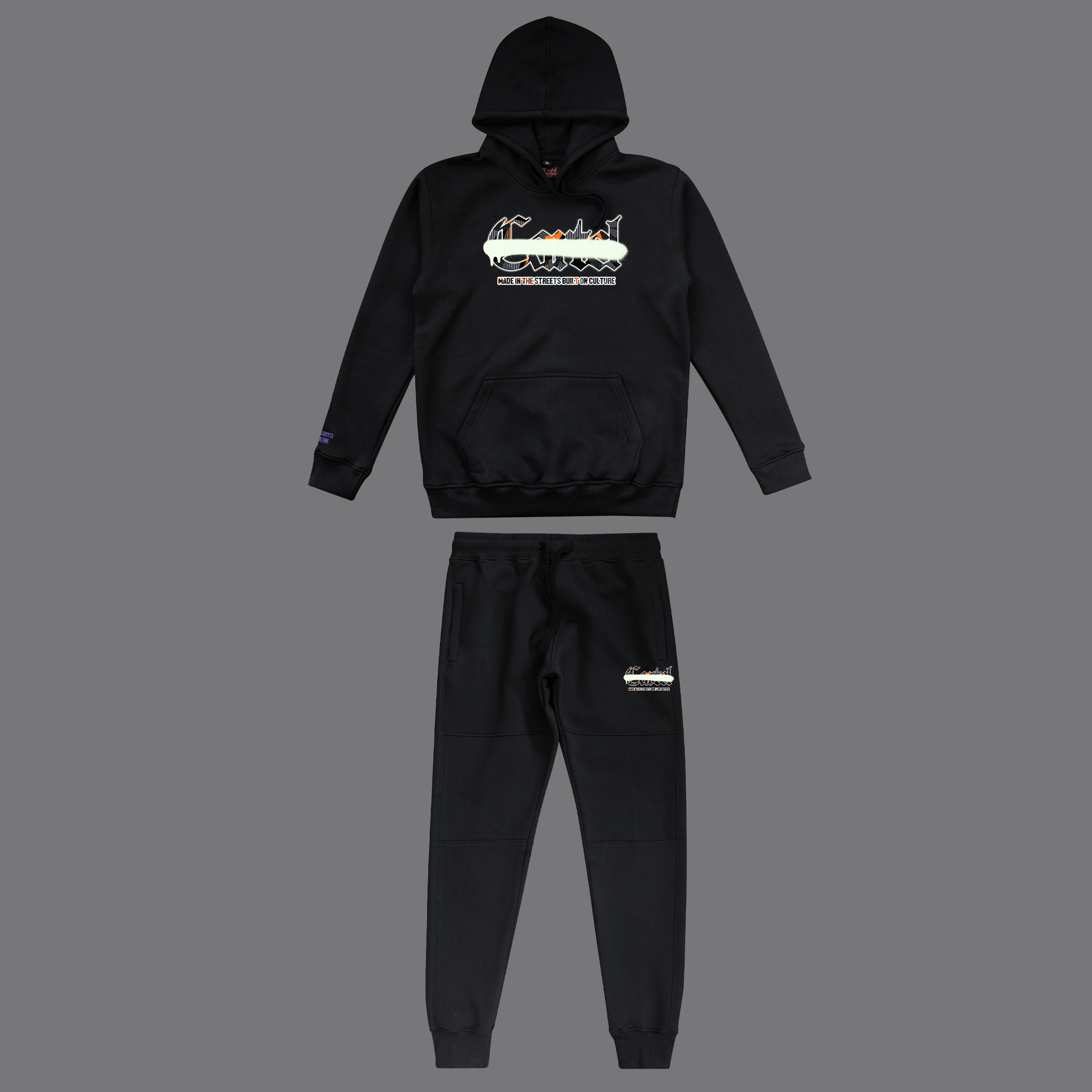 Cartel Orange Glitch Sprayway Tracksuit