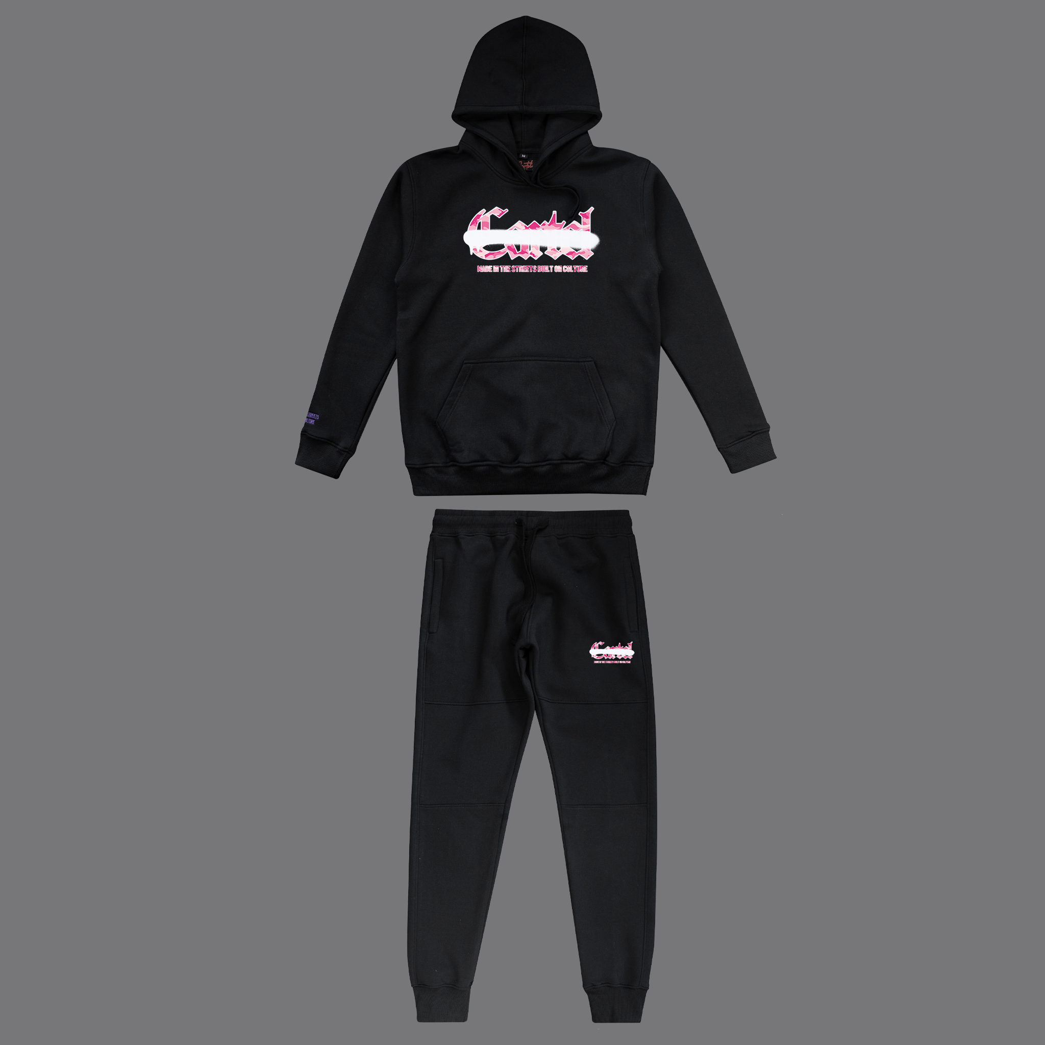 Cartel Pink Camo Sprayway Tracksuit