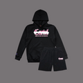 Cartel Pink Camo Sprayway Short Set Hood