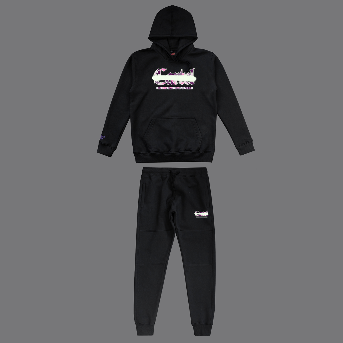 Cartel Purple Camo Sprayway Tracksuit