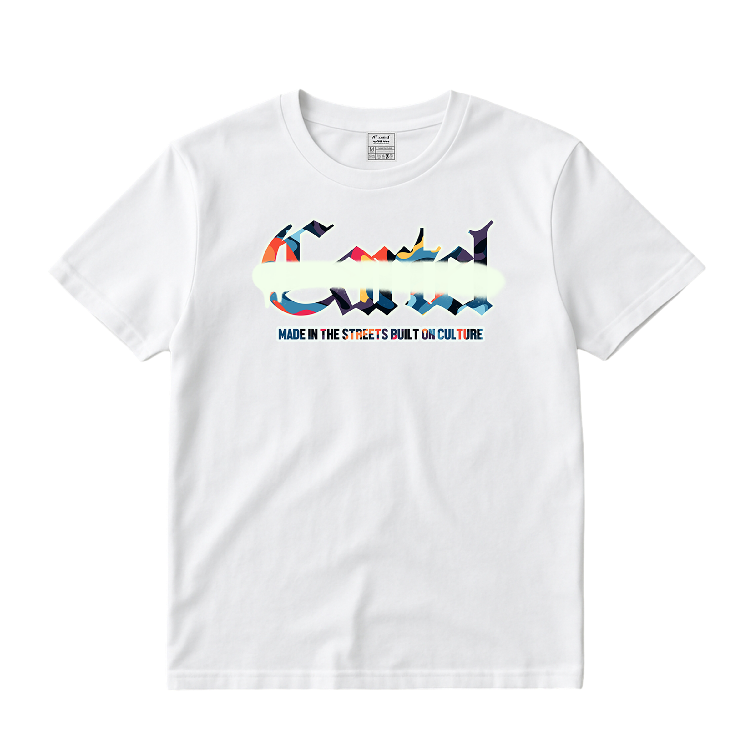 Cartel Multi-Color Camo Logo Tee