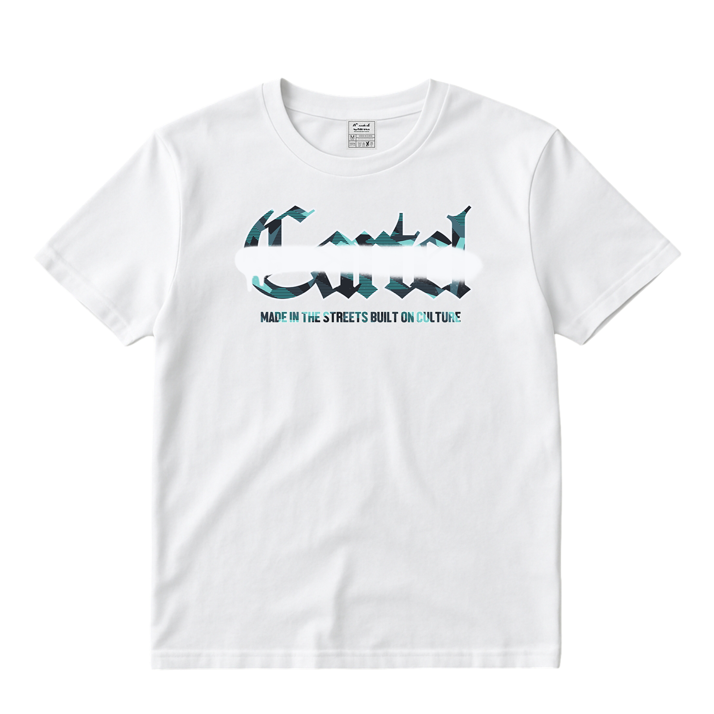 Cartel Green  Glitch Camo Tee