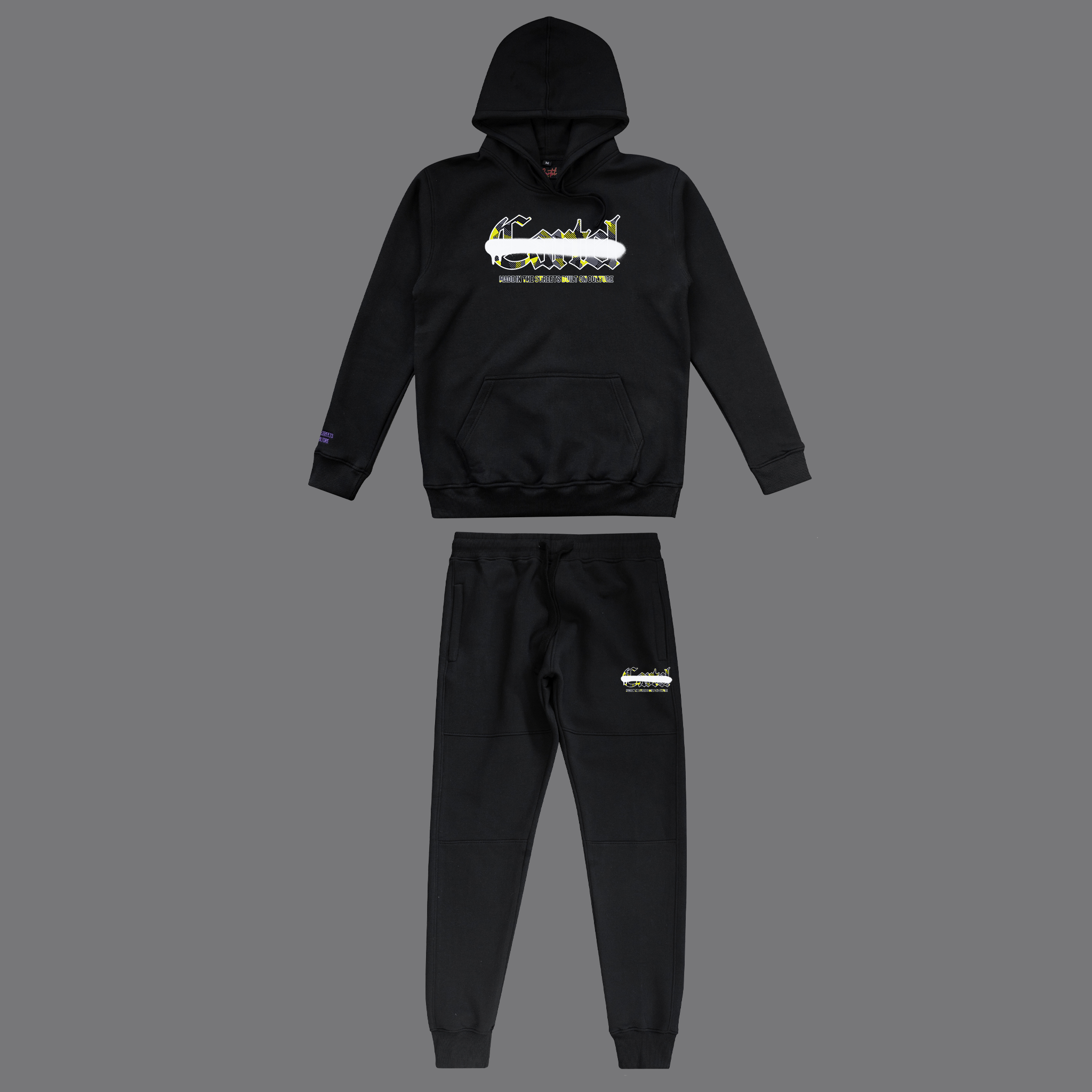 Cartel Yellow Glitch Sprayway Tracksuit