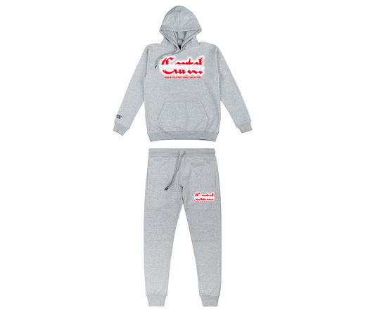 CARTEL OG SPRAYWAY TRACKSUIT GREY/RED