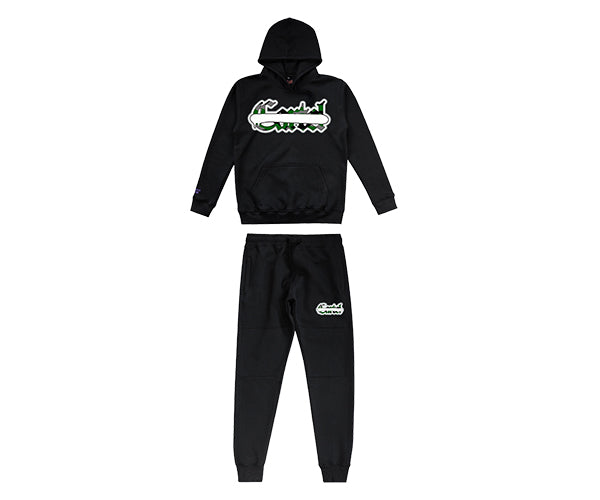 CARTEL HULK SPRAYWAY TRACKSUIT BLACK/GREEN