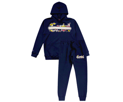 CARTEL MIDNIGHT SPRAYWAY TRACKSUIT NAVY/MUTI