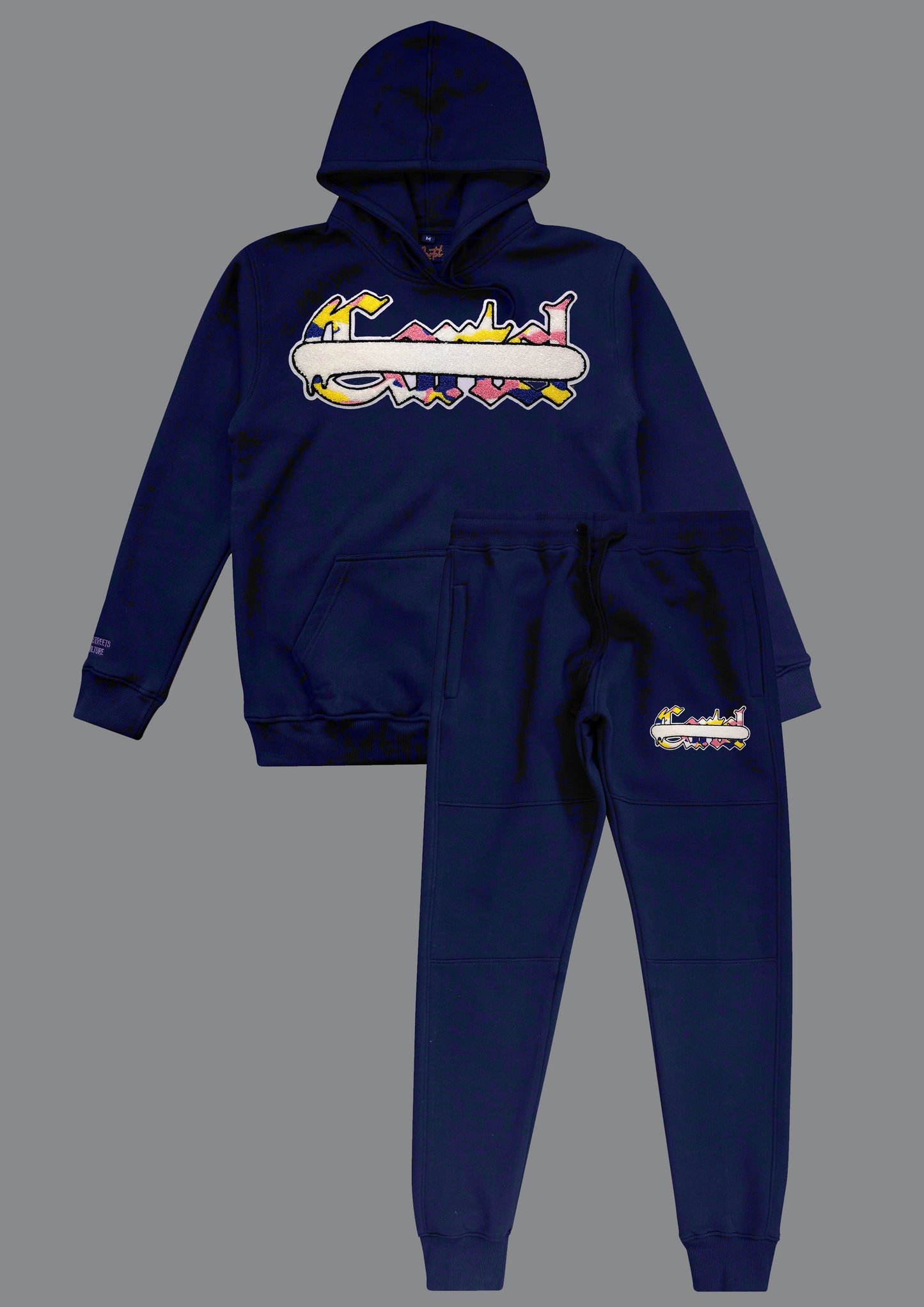 CARTEL MIDNIGHT SPRAYWAY TRACKSUIT NAVY/MUTI