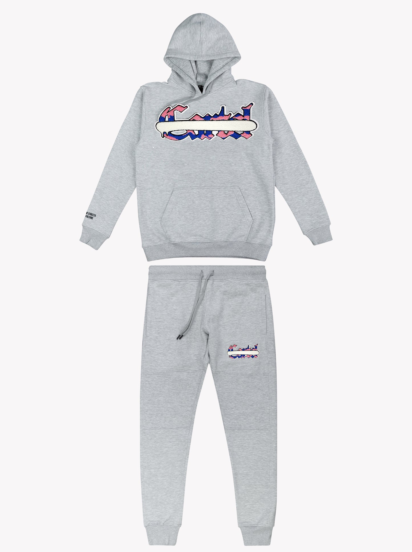 CARTEL MUTI SPRAYWAY TRACKSUIT GREY/PINK