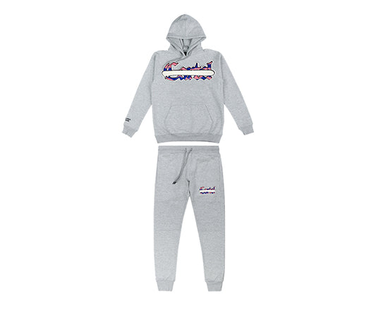 CARTEL MUTI SPRAYWAY TRACKSUIT GREY/PINK